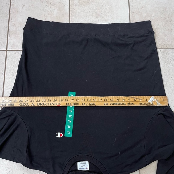 Champion mens crew neck sweatshirt black XL - Picture 4 of 6